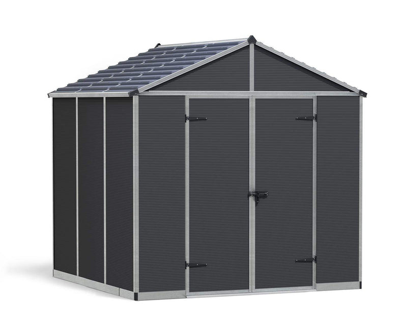 Rubicon 8' x 8' Shed With Floor by Palram-Canopia Shed Kit Canopia by Palram