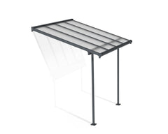 Sierra 7.5'x7.5' Patio Cover White/Gray by Palram-Canopia Patio Cover Canopia by Palram