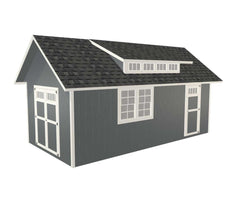 Skyview Shed Kit By EZ-FIT Sheds Wood Sheds EZ-Fit