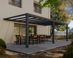Stockholm 11' x 24' Patio Cover Gray/Clear by Palram-Canopia Patio Cover Canopia by Palram