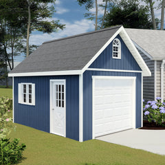 Tailored Titan-Tall w/Loft Garage Kit Series 12x16, 12x20 & 12x24 By Best Barns Garage Kit Best Barns
