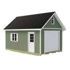 Tailored Titan-Tall w/Loft Garage Kit Series 12x16, 12x20 & 12x24 By Best Barns Garage Kit Best Barns