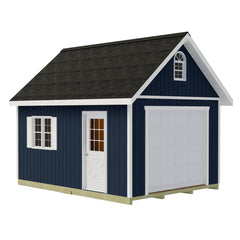 Tailored Titan-Tall w/Loft Garage Kit Series 12x16, 12x20 & 12x24 By Best Barns Garage Kit Best Barns