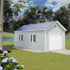 Tailored Titan-Vinyl Garage Kit Series 12x16, 12x20 & 12x24 By Best Barns Garage Kit Best Barns