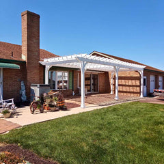 Vinyl Cozy Retreat Pergola Kit By Atlantic Outdoors Wood Pergolas Atlantic Outdoors