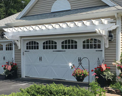 Vinyl Eyebrow Pergola Kit By Atlantic Outdoors Wood Pergolas Atlantic Outdoors