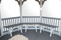 Vinyl Octagon Gazebo Kit By Atlantic Outdoors Vinyl Gazebos Atlantic Outdoors
