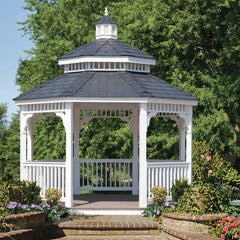 Vinyl Octagon Gazebo Kit By Atlantic Outdoors Vinyl Gazebos Atlantic Outdoors