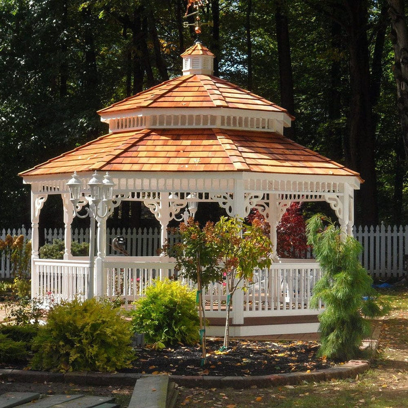 Vinyl Octagon Gazebo Kit By Atlantic Outdoors Vinyl Gazebos Atlantic Outdoors