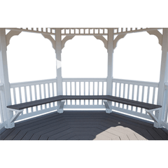 Vinyl Oval Gazebo Kit By Atlantic Outdoors Vinyl Gazebos Atlantic Outdoors