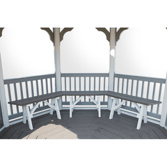 Vinyl Oval Gazebo Kit By Atlantic Outdoors Vinyl Gazebos Atlantic Outdoors