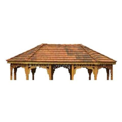 Vinyl Oval Gazebo Kit By Atlantic Outdoors Vinyl Gazebos Atlantic Outdoors