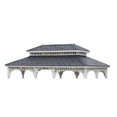 Vinyl Oval Gazebo Kit By Atlantic Outdoors Vinyl Gazebos Atlantic Outdoors