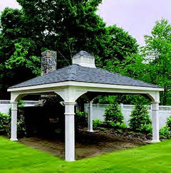 Vinyl Pavilion Kit By Atlantic Outdoors Pavilion Atlantic Outdoors