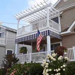 Vinyl Picnic Paradise Pergola Kit By Atlantic Outdoors Wood Pergolas Atlantic Outdoors