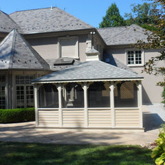 Vinyl Rectangle Gazebo Kit By Atlantic Outdoors Vinyl Gazebos Atlantic Outdoors