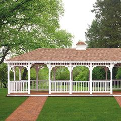 Vinyl Rectangle Gazebo Kit By Atlantic Outdoors Vinyl Gazebos Atlantic Outdoors