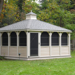 Vinyl Rectangle Gazebo Kit By Atlantic Outdoors Vinyl Gazebos Atlantic Outdoors