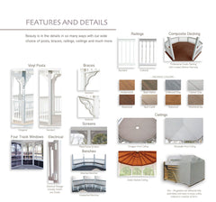 Vinyl Rectangle Gazebo Kit By Atlantic Outdoors Vinyl Gazebos Atlantic Outdoors
