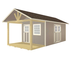 Woodsman Shed Kit By EZ-FIT Sheds Wood Sheds EZ-Fit