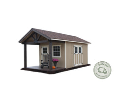 Woodsman Shed Kit By EZ-FIT Sheds Wood Sheds EZ-Fit
