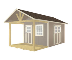 Woodsman Shed Kit By EZ-FIT Sheds Wood Sheds EZ-Fit