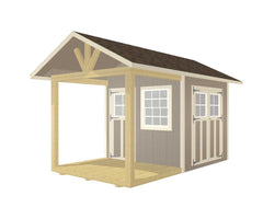 Woodsman Shed Kit By EZ-FIT Sheds Wood Sheds EZ-Fit